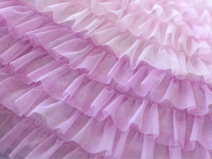 Purple tulle dress