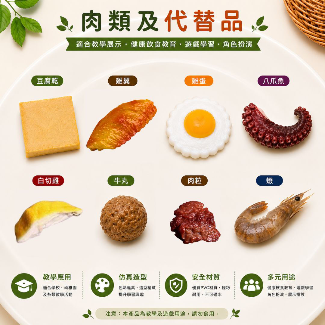 肉類及代替品 (食物模型)