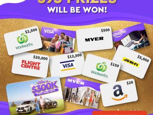 PLAY FOR PURPOSE RAFFLES NOW OPEN !