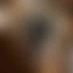 Smiling dog wearing colourful patterned sweater, cosy modern dog art print