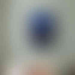 sleeping cat on armchair blue painted style cosy aesthetic animal wall art print