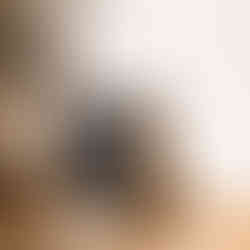 Black and white portrait art print of a dachshund wearing glasses, a hat and scarf.