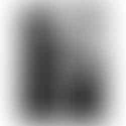 Black and white landscape art print of dramatic cliffs under heavy clouds.