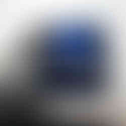 sleeping cat on armchair blue painted style cosy aesthetic animal wall art print