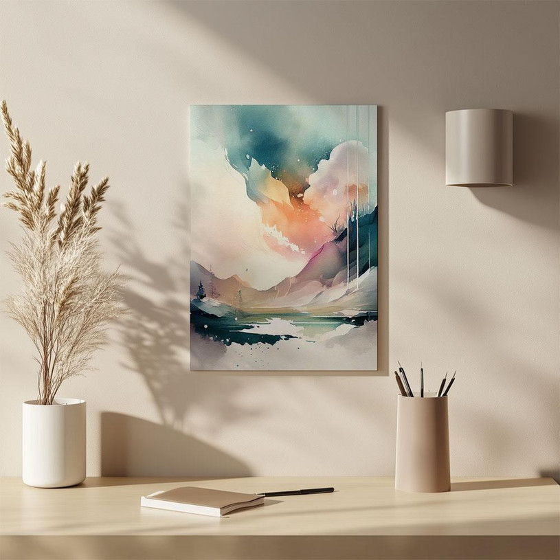Aurora Landscape | Watercolour Art Print