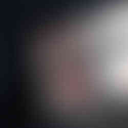 Abstract geometric art print with pink and black shapes, stripes, and textured patterns.