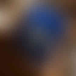 sleeping cat on armchair blue painted style cosy aesthetic animal wall art print