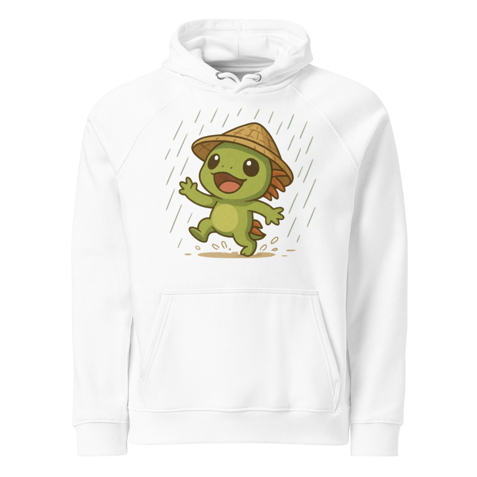 Rainy Dance Murlock - Unisex eco raglan hoodie