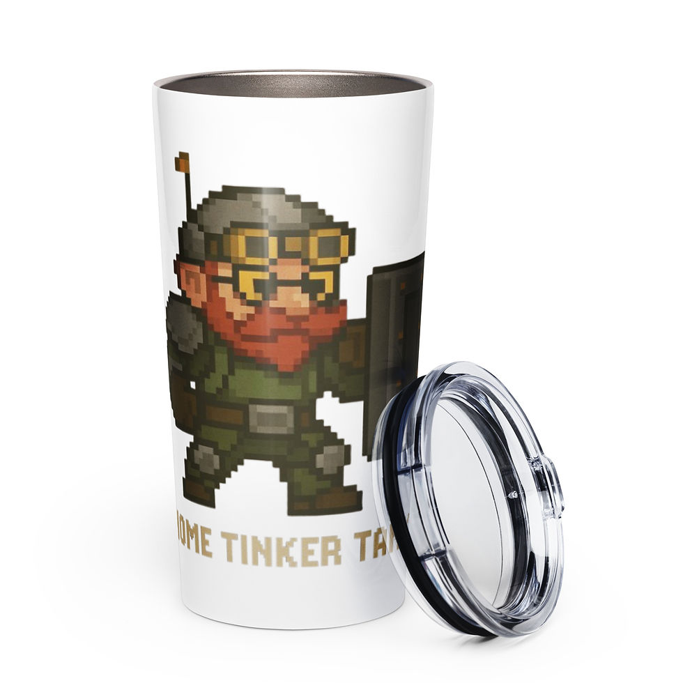 Thumbnail: Tapered stainless steel tumbler