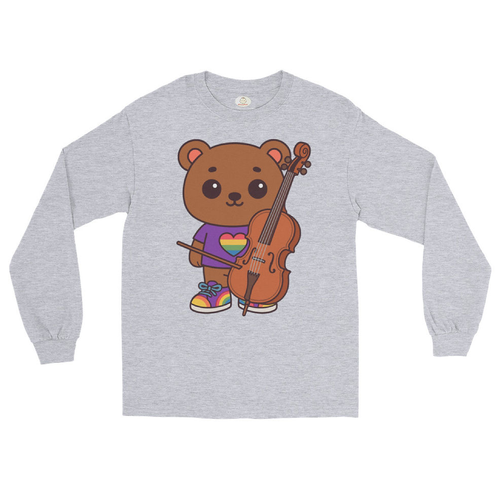 Thumbnail: Chello Teddy Bear Women’s Long Sleeve Shirt