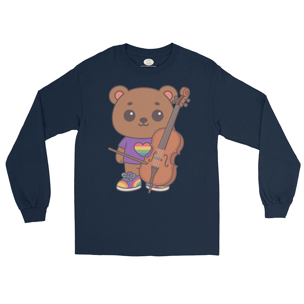 Thumbnail: Chello Teddy Bear Women’s Long Sleeve Shirt