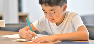 勉強する小学生