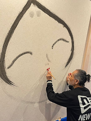 片岡鶴太郎氏 奉納画