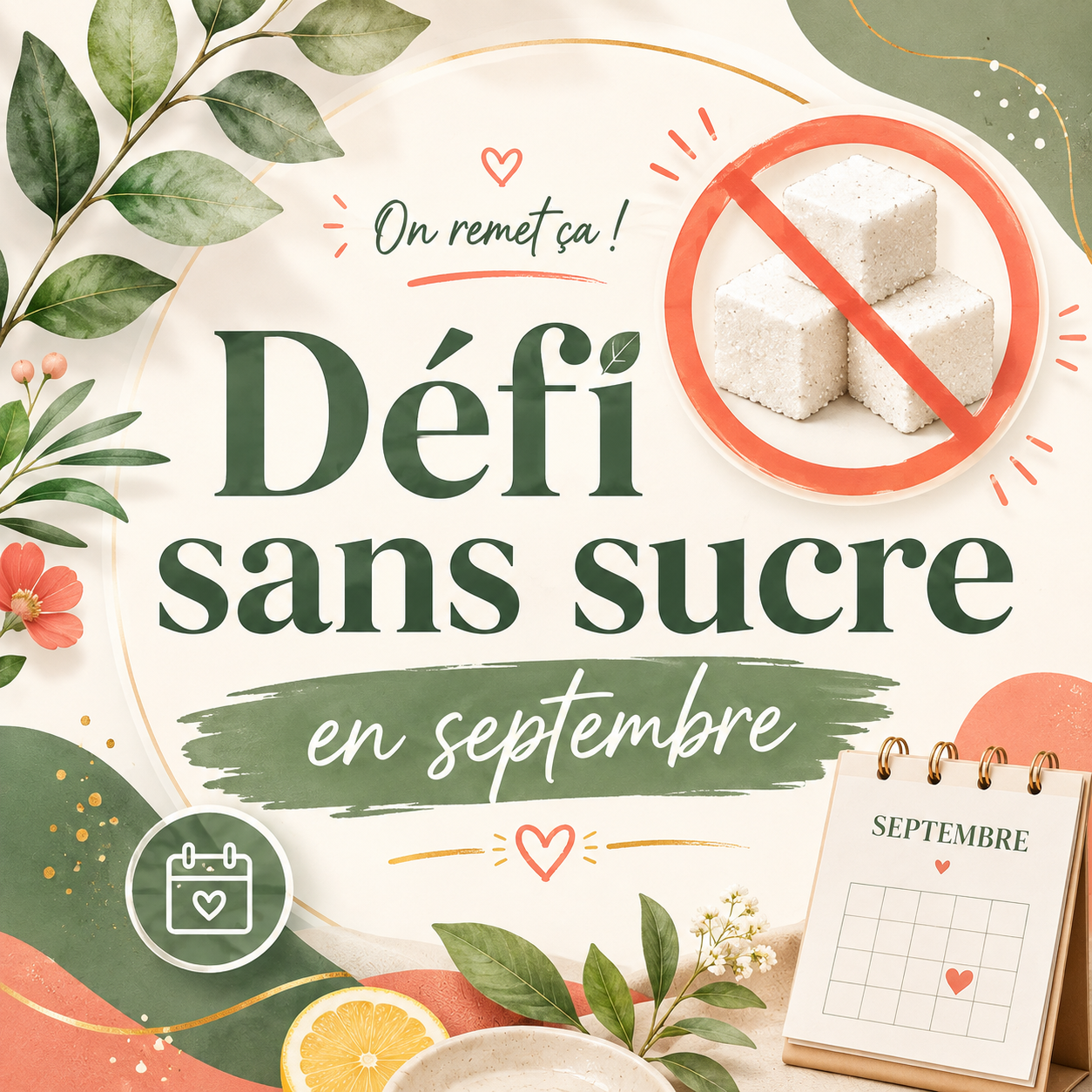 Défi 30 jours sans sucre – Septembre 2026