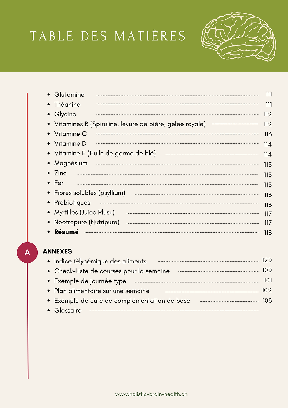 Miniature : Sommaire