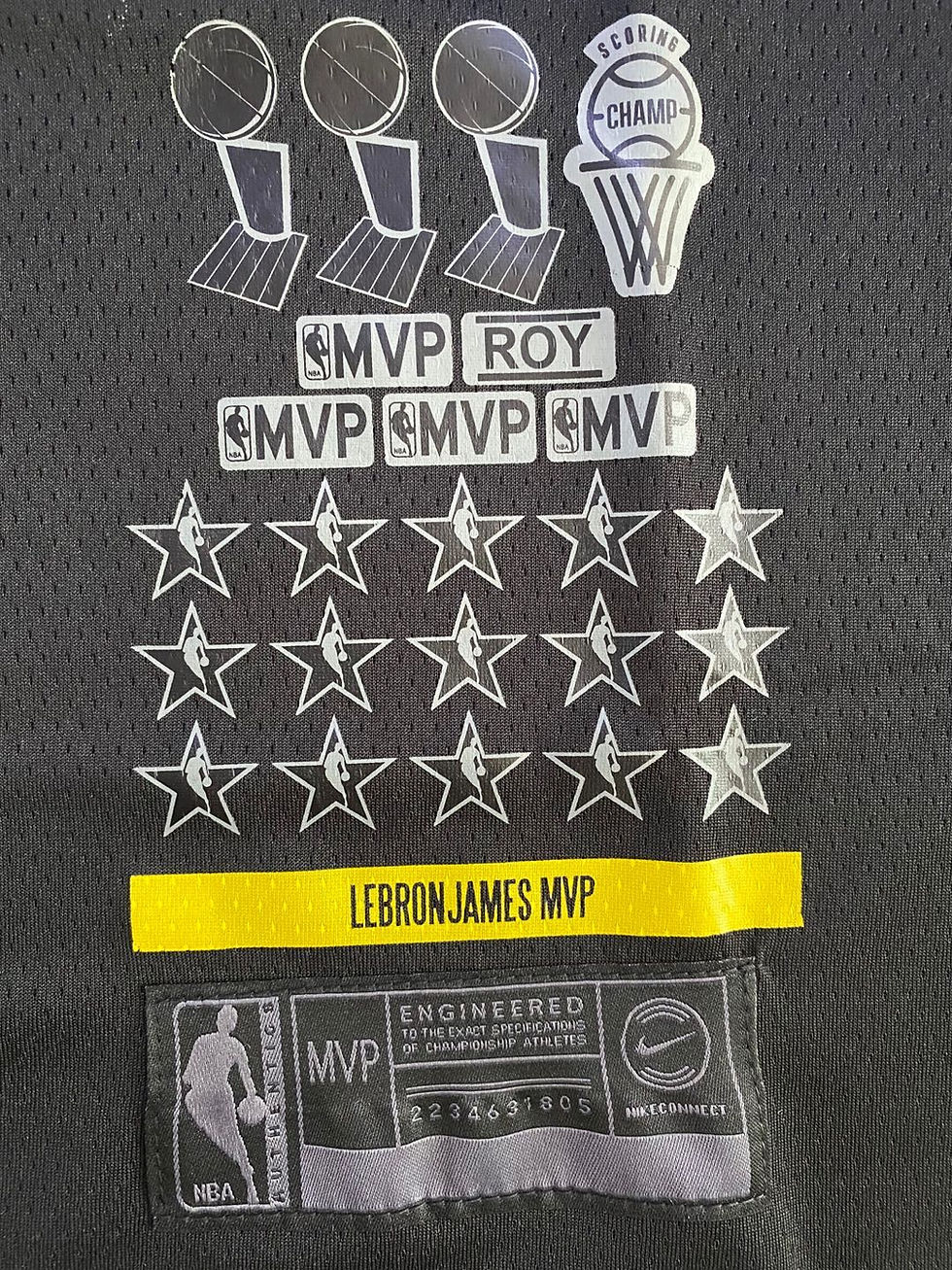 Thumbnail: Los Angeles Lakers Classic Black LeBron James MVP Edition (Hardwood Classic)