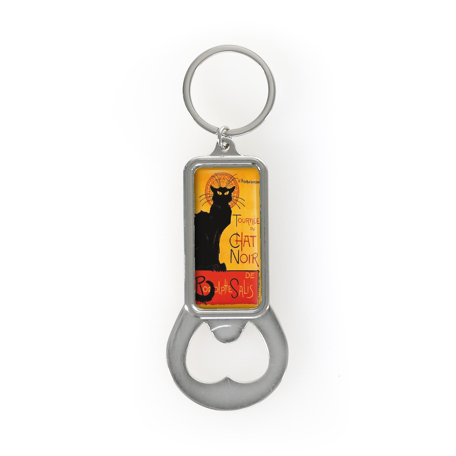 Chat Noir Bottle Opener Keyring