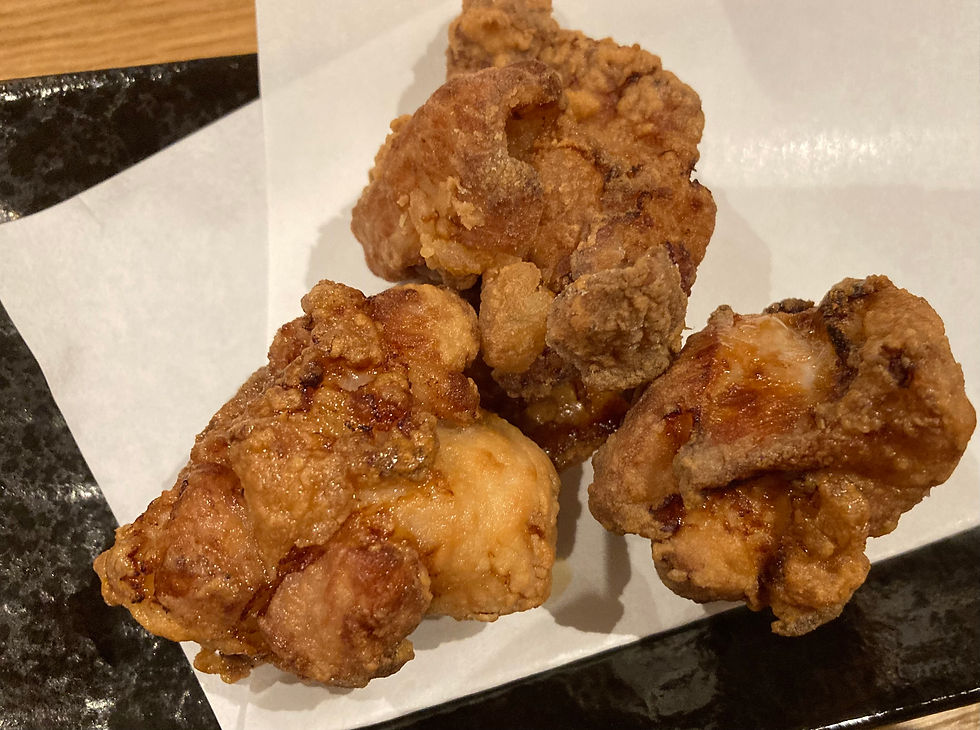 まほらやさんの唐揚げ。