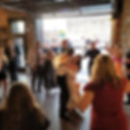 Guests dancing with the bride in The Rooftop Loft at The 3 Ten.
