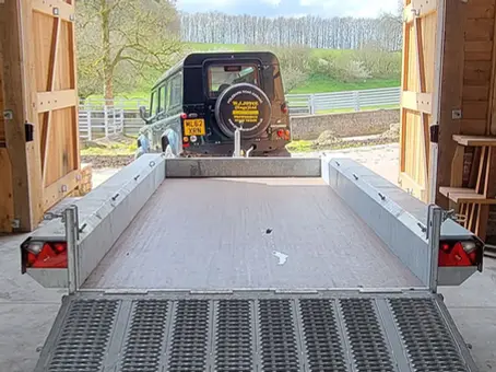 unbraked trailer towing