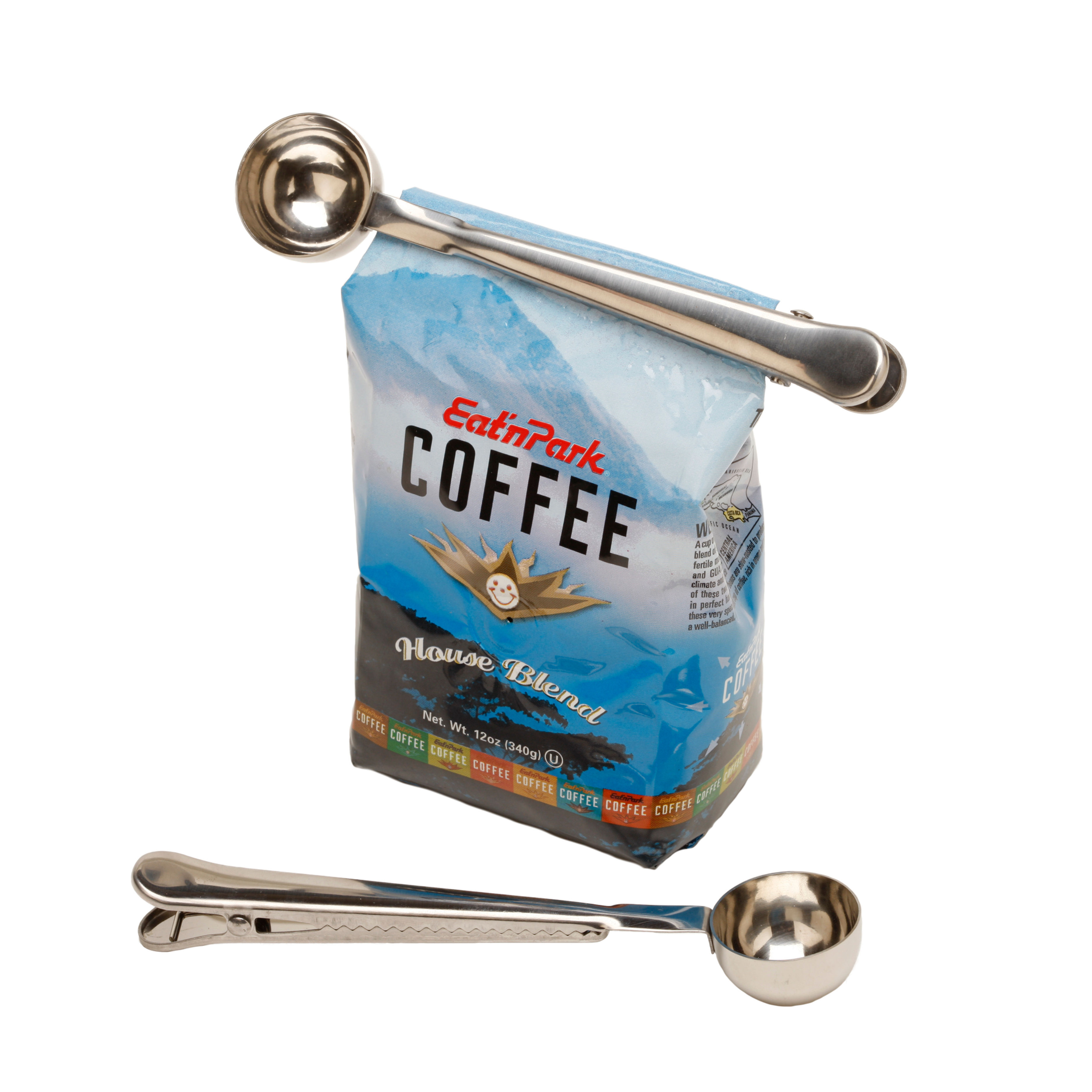 Countertop Cafe Coffee Scoop With Clip