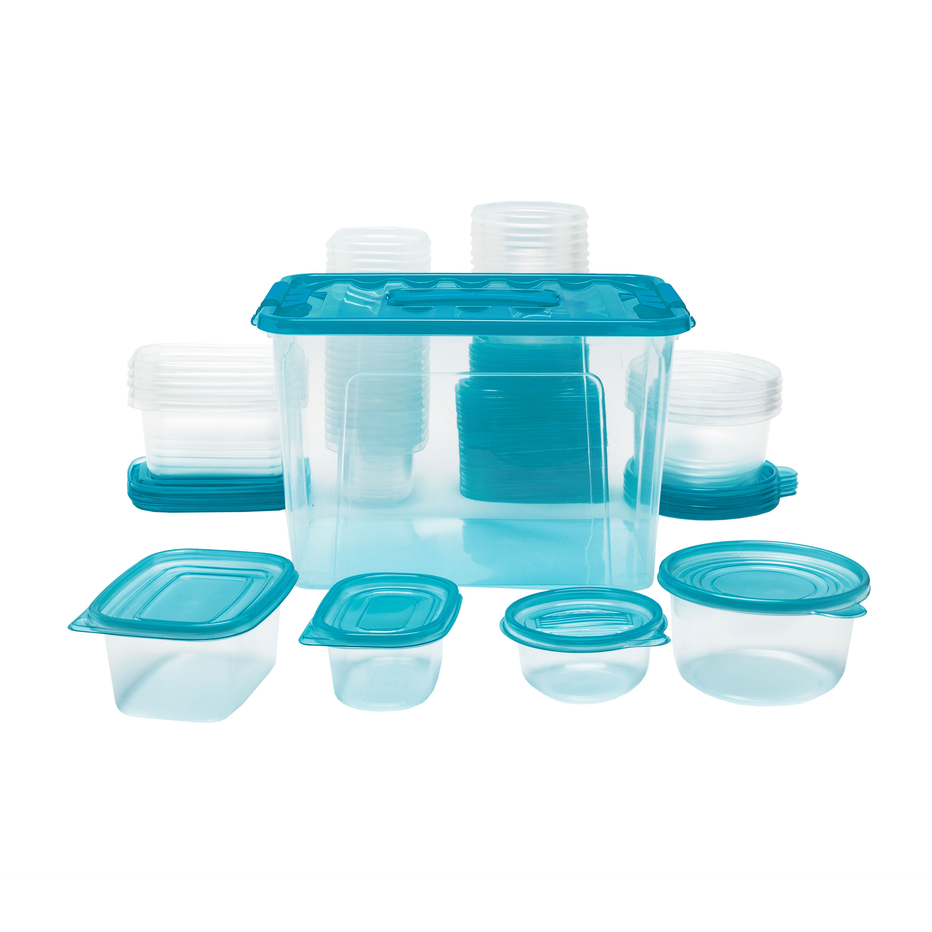 KOLORAE Storage Containers 100 Piece Set