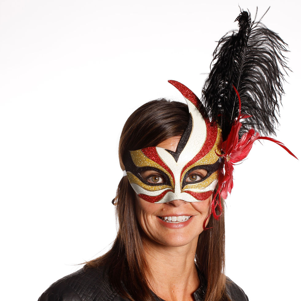 Thumbnail: masqarae Feather Bird Eye Mask