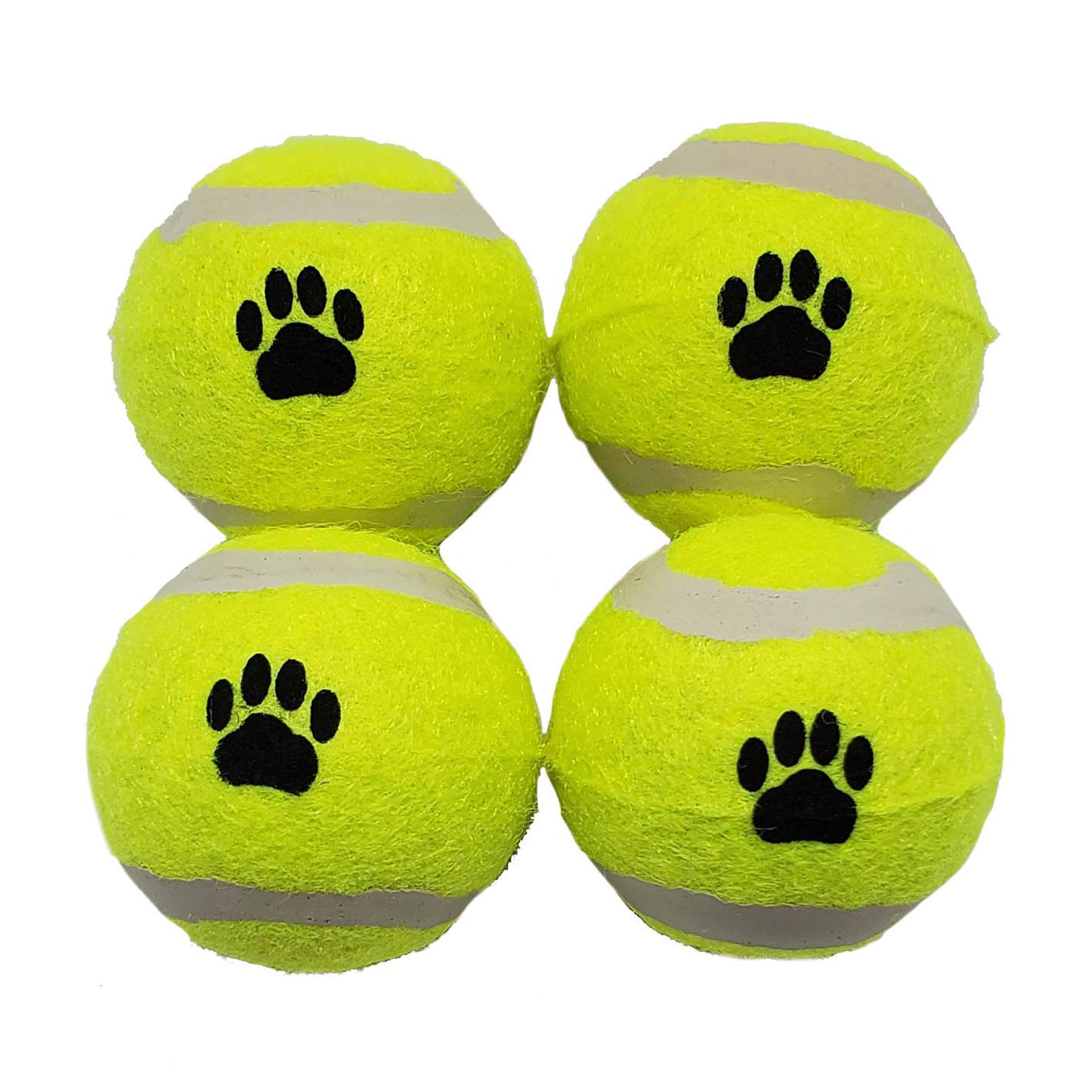 blue paws Mini Color Tennis Balls - 4 Count