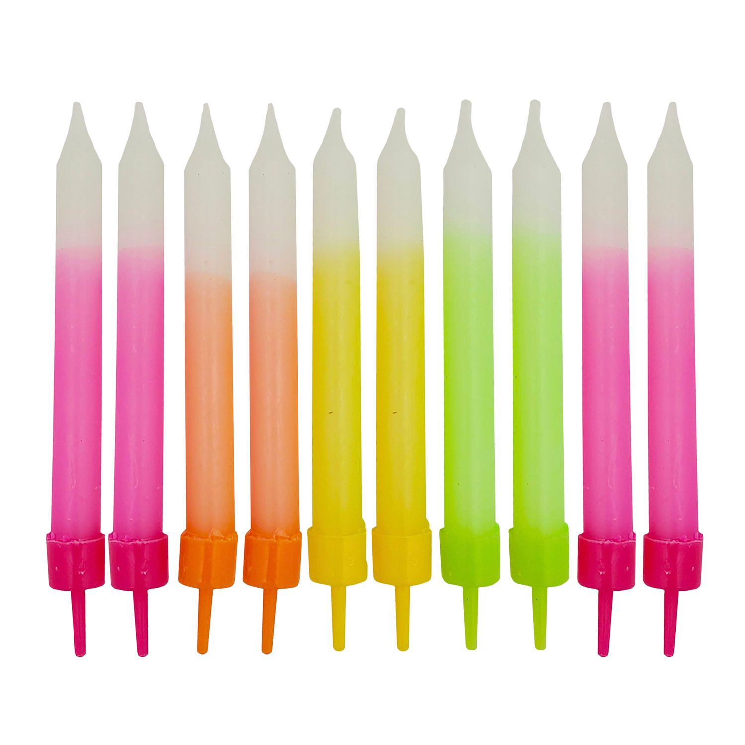 KOLORAE Shimmer Birthday Candles - 10 Count