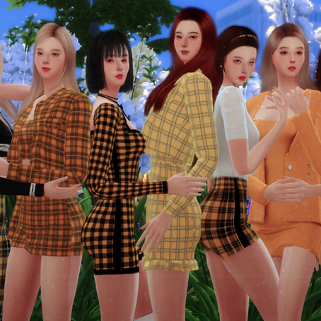 TWICE EDITION: I CAN'T STOP ME OUTFITS + CC LIST (트와이스)