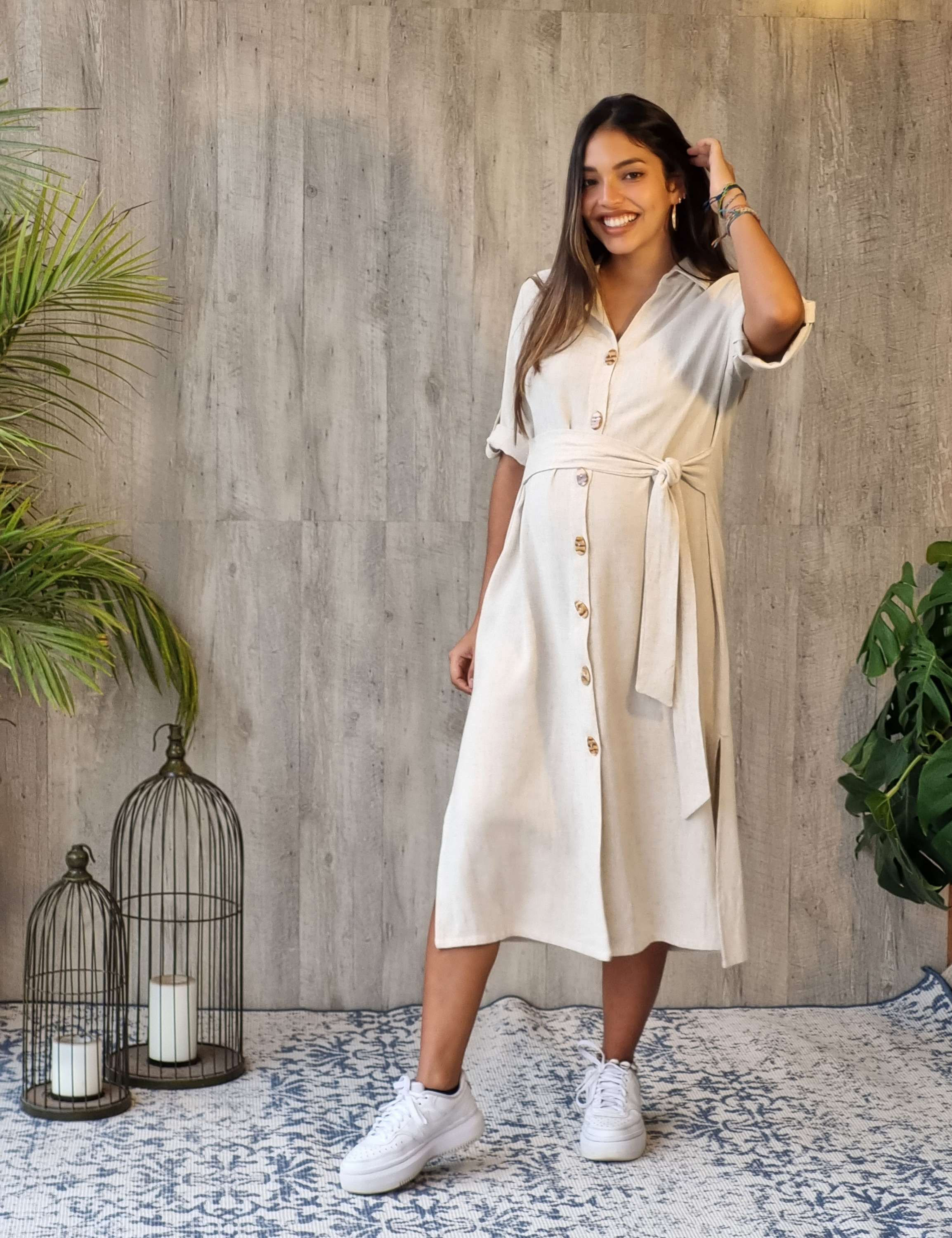 Vestido Lino Michelle