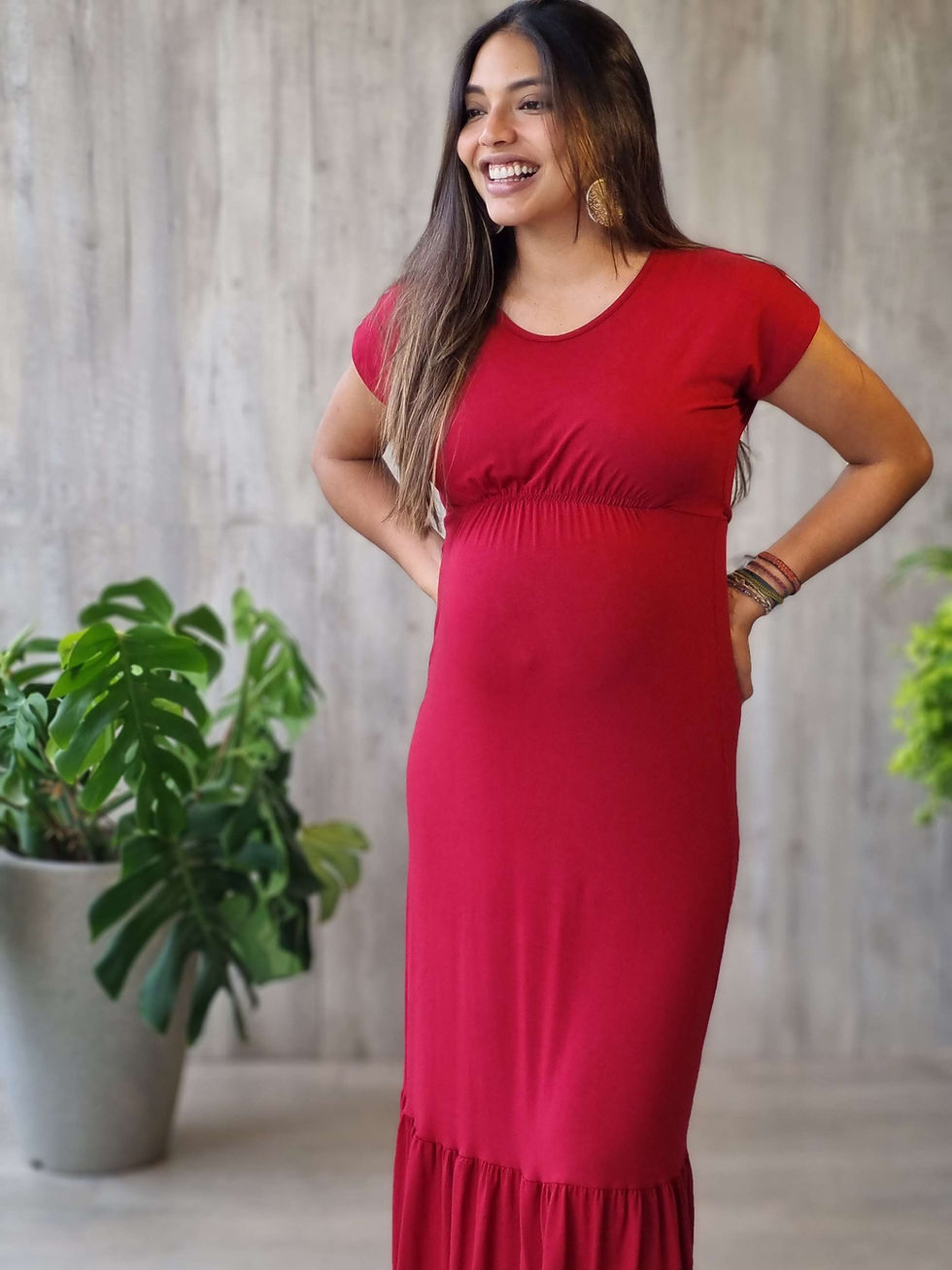 Miniatura: Vestido Grecia 1 tiempo- Rojo Vino
