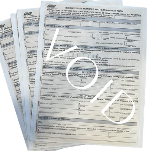 Ca dmv bill of sales ezpaydmv