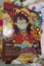 Miniatura: FOIL CARD  TEXTURIZADO Grupo 4: Luffy, Robin, Doffy, Boa, Roger e/ou Vegapunk