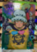 Miniatura: FOIL CARD TEXTURIZADO Grupo 2:  Zoro, Law, Corazon, Nami e/ou Rayleigh
