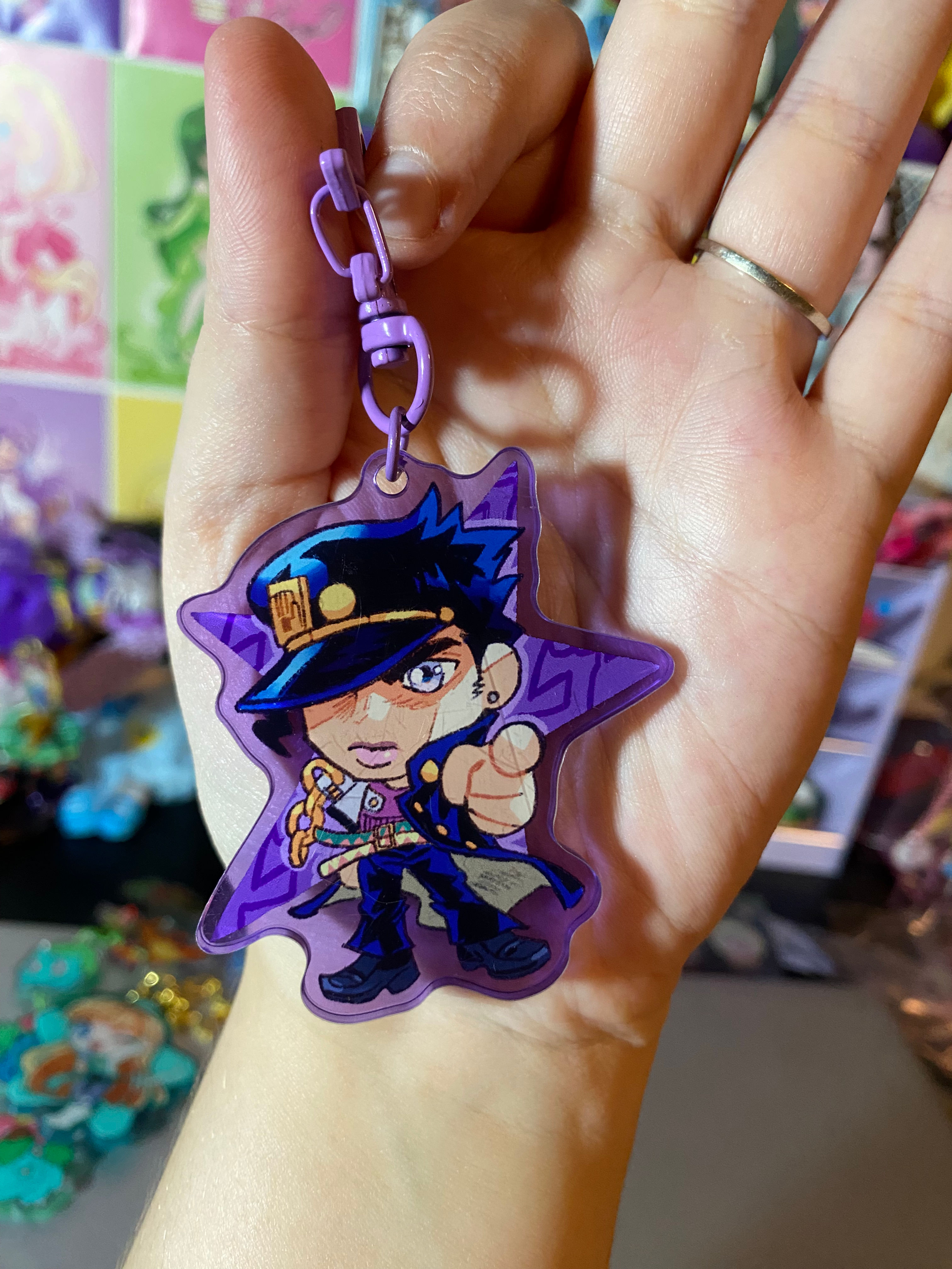 [ PRÉ-VENDA] Chaveiro Jotaro - Jojos Bizarre Adventure