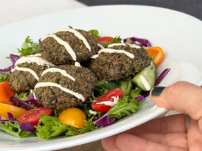 קציצות עדשים בשני צבעים