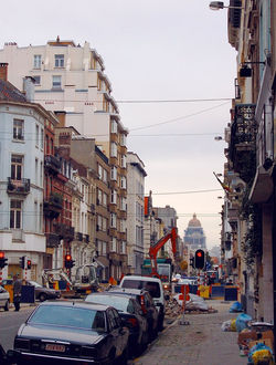 Calle en Bruselas