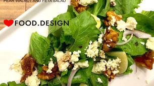 FETA, PEAR & WALNUT SALAD