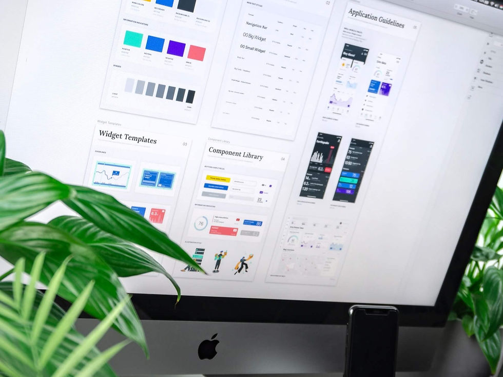 illustrasjon av web design