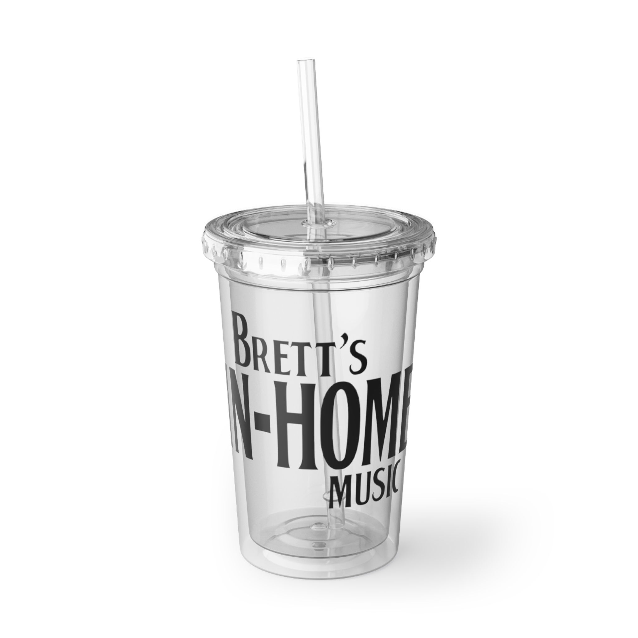 Personalized Acrylic Cup with Straw