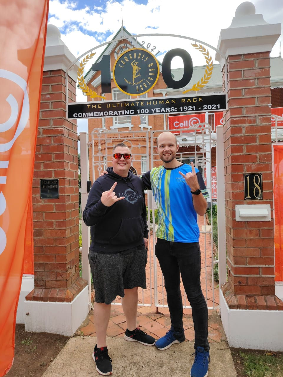 My 2024 seconder, Drikus Behrens, who gave me some much needed tough love when I wanted to give up at 62km.