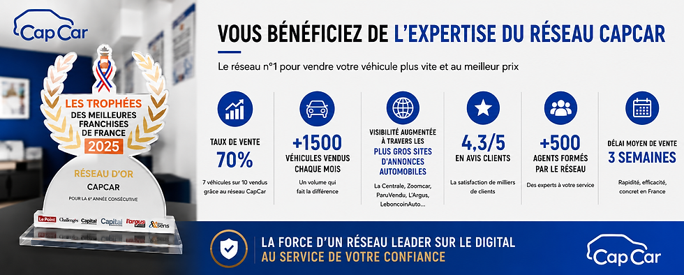 Expertise CapCar : mandataire automobile n°1 du réseau d'or.