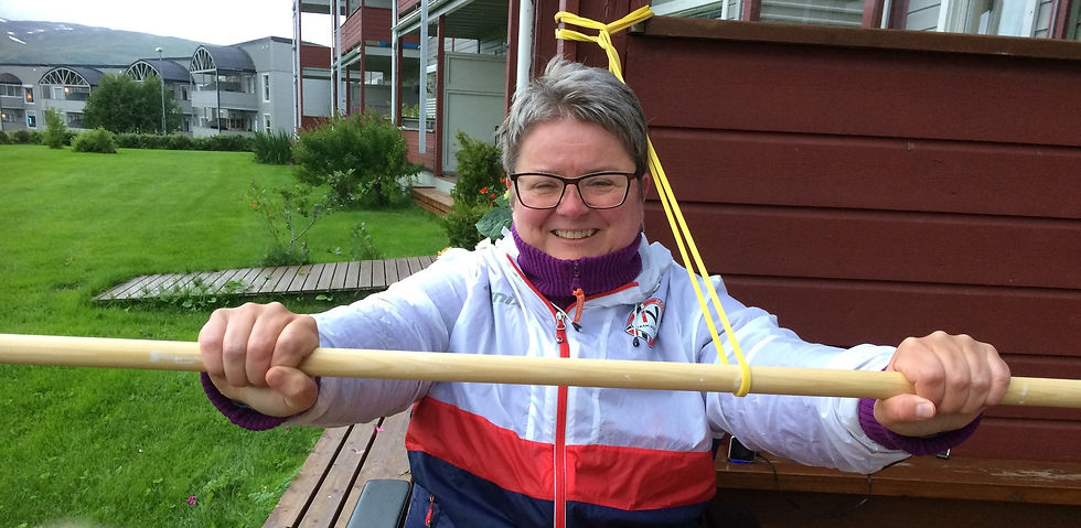 Trening i hagen