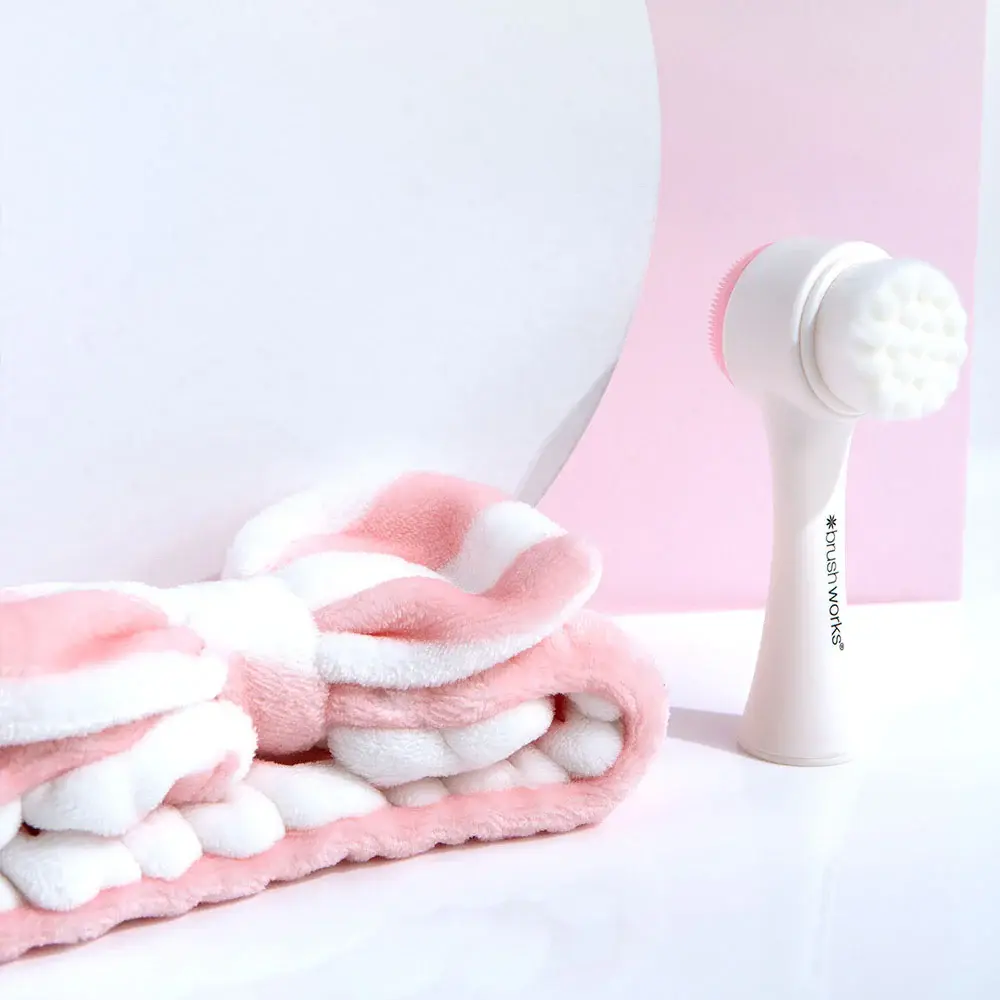 Brushworks Luxury Facial Cleansing Brush & Headband