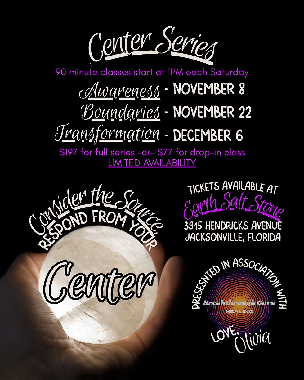 Consider the Source Respond from Your Center