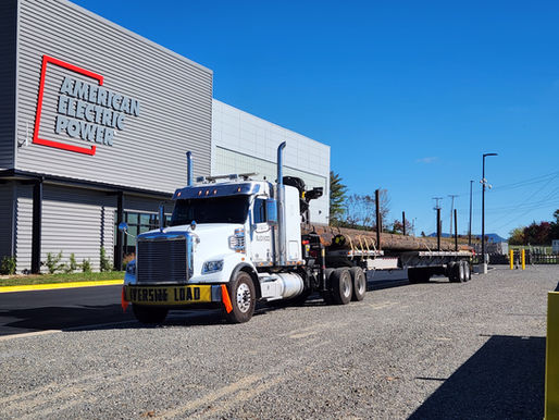 Leading the Way in Oversized Utility Pole Hauling