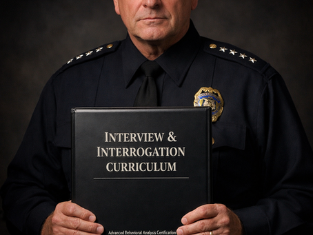 Chief holding interview and interrogation curriculum