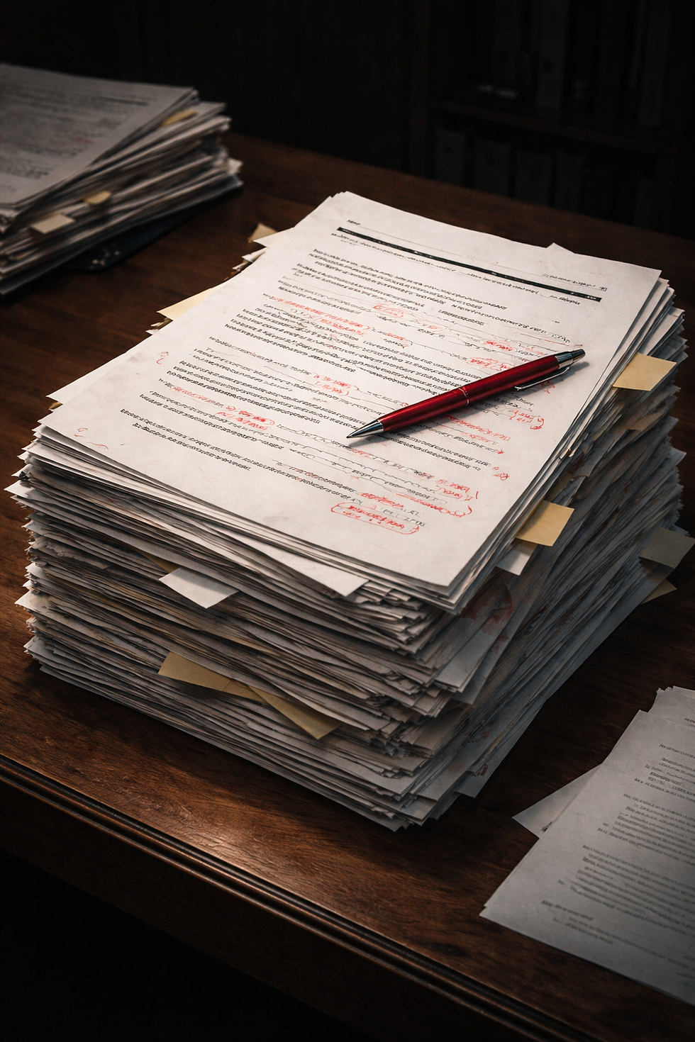Stack of peer-reviewed research on effective interviewing practices.