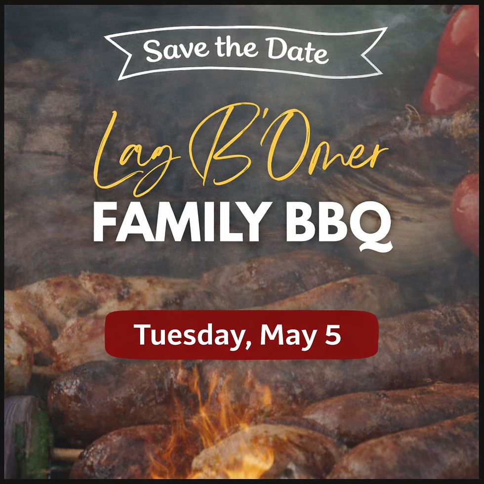 Lag B’Omer Family BBQ
